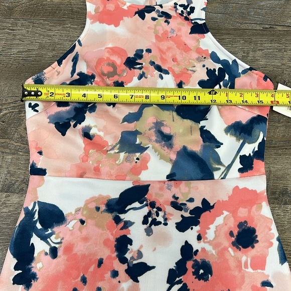 NWT Pink Lily “At First Glance” Floral Printed Dress Size Large - Picture 9 of 12